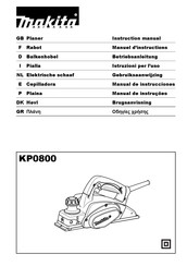 Makita KP0800 Mode D'emploi