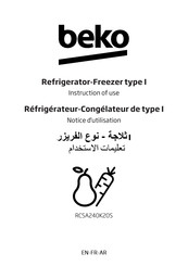 Beko RCSA240K20S Notice D'utilisation