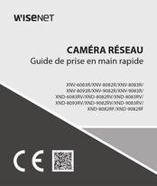 Wisenet XNV-8082R Guide De Prise En Main Rapide