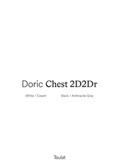 Teulat Doric Chest 2D2Dr Notice De Montage