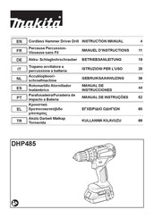 Makita DHP485F001 Manuel D'instructions