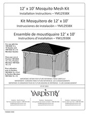 Yardistry YM12938X Instructions D'installation