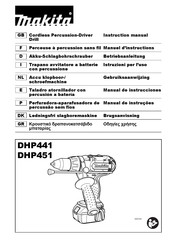 Makita DHP451RMJ Manuel D'instructions