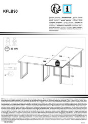 Forte Keflav KFLB90 Notice De Montage