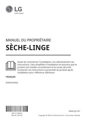 LG RH90V5AV6Q Manuel Du Propriétaire