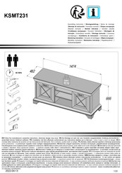 Forte KASHMIR KSMT231 Notice De Montage