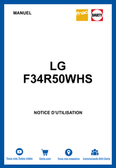 LG F34R50WHS Manuel Du Propriétaire