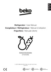 Beko D70455NE Manuel D'utilisation