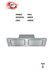 Miele DA 2690 Mode D'emploi Et Instructions De Montage