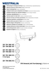 Westfalia Automotive 321 701 300 107 Notice De Montage Et D'utilisation