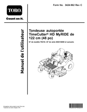 Toro 75210 Manuel De L'utilisateur