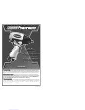 Coleman Powermate 024-0077CT Mode D'emploi