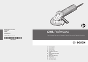 Bosch GWS 750-125 S Professional Notice Originale