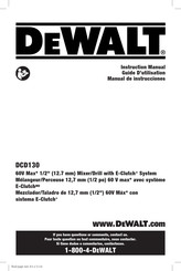 DeWalt DCD130 Traduction De La Notice D'instructions Originale