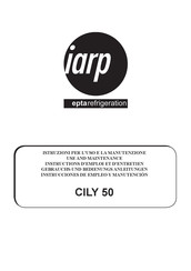 IARP Cily 50 P W Lights Instructions D'emploi Et D'entretien