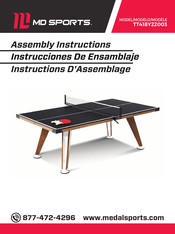 MD SPORTS TT418Y22003 Instructions D'assemblage