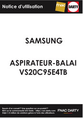 Samsung VS20C95 Série Manuel D'utilisation