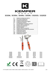 Kemper 3040N Manuel D'utilisation