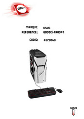 Asus ROG Strix GD30CI-FR034T Manuel De L'utilisateur