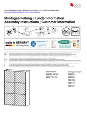 Rauch 26287.0470 Instructions De Montage