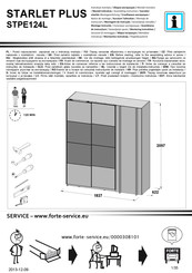 Forte STARLET PLUS STPE124L Notice De Montage