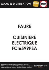 Electrolux FCI6599PSA Notice D'utilisation