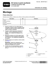 Toro HoverPro 450 Instructions De Montage