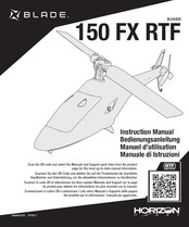 Horizon Hobby Blade 150 FX RTF Manuel D'utilisation