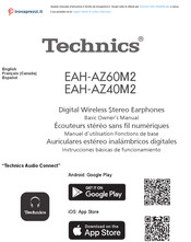 Technics EAH-AZ40M2 Manuel D'utilisation