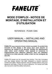 Fanelite PCX6R-12MA Mode D'emploi