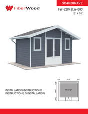 FIberWood SCANDINAVE FW-E2843LW-003 Instructions D'installation