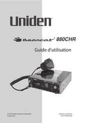 Uniden Beancat 880CHR Guide D'utilisation