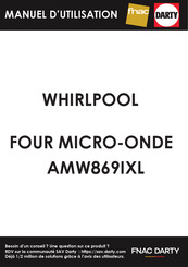 Whirlpool AMW869IXL Instructions D'installation