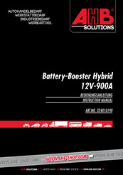 AHB Solutions Battery-Booster Hybrid 12V-900A Mode D'emploi