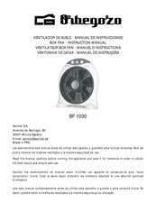 Orbegozo BF 1030 Manuel D'instructions