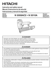 Hitachi N 5008AC2 Manuel D'instructions Et De Sécurité