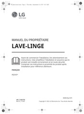 LG F82SV5 Série Manuel Du Propriétaire