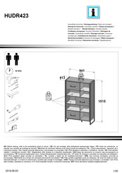 Veris HUDR423 Notice De Montage