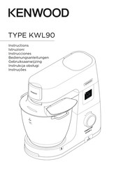 Kenwood TITANIUM CHEF PATISSIER XL KWL90 Manuel D'instructions