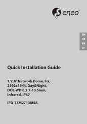 Eneo IPD-75M2713M5A Guide D'installation Rapide