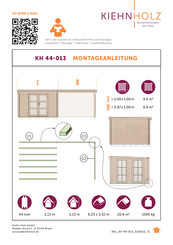 Kiehn-Holz KH 44-013 Instructions De Montage