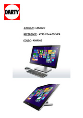 Lenovo A740 Guide D'utilisation