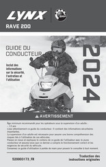 BRP LYNX RAVE 200 2024 Guide Du Conducteur