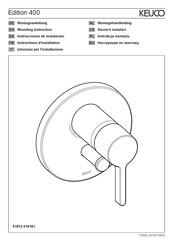 KEUCO Edition 51572 010181 Instructions D'installation