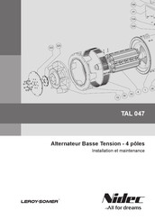 Nidec Leroy-Somer TAL 047 Installation Et Maintenance