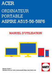 Acer Aspire A515-56-58F6 Manuel D'utilisation