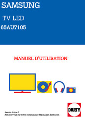 Samsung 65AU7105 Manuel D'utilisation