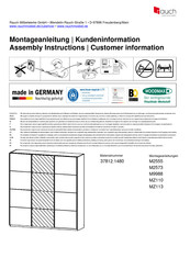 Rauch Toma 37812.1480 Instructions De Montage