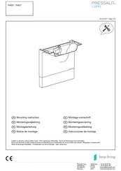 Pressalit Care R4822 Notice De Montage