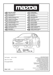 Mazda KA1F-V7-535 Instructions De Montage